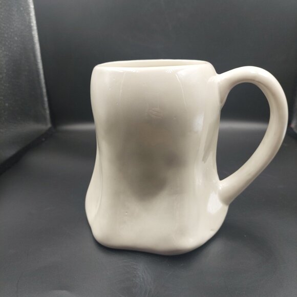Way To Celebrate Iridescent Halloween Spooky Ghost Ceramic Coffee Tea Mug 24 oz. - Picture 5 of 7